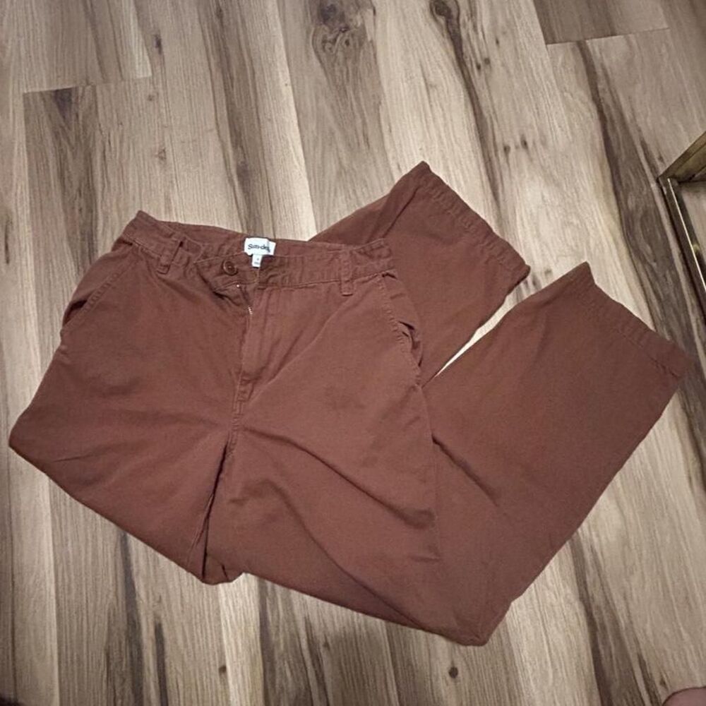 Unbranded Women's Brown and Orange Trousers